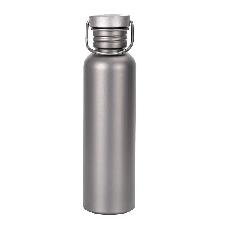 600Ml 750Ml Titanium Water Bottle Outdoor Camping Supplies Tourism Sports Cycling Hiking Camping Water Bottle