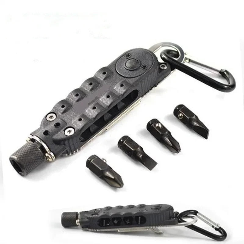 Mini Portable Steel EDC Keychain Screwdriver – Multifunctional Tool