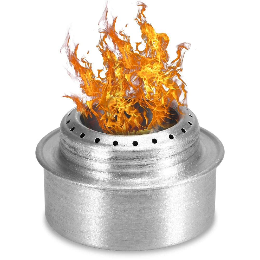 Portable Mini Alcohol Camping Stove for Hiking & Cooking
